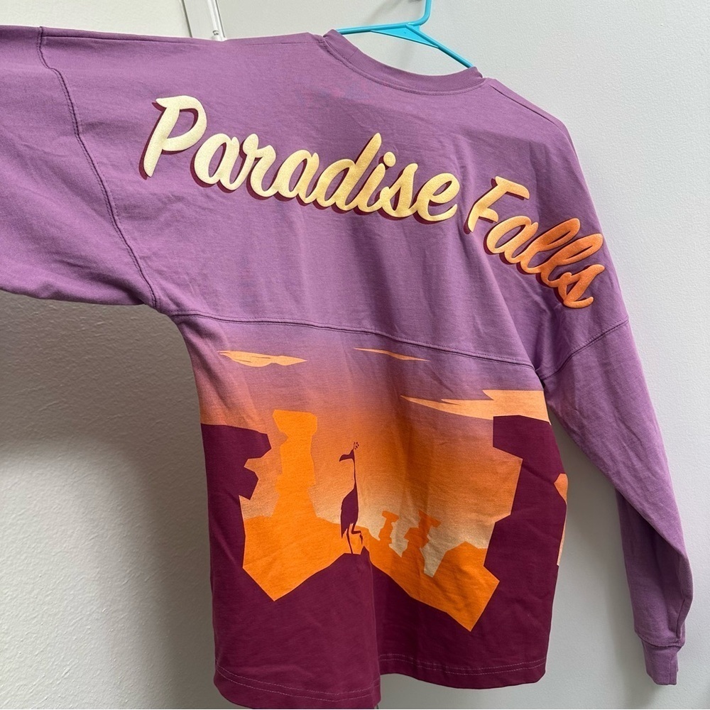 Disney Pixar Up Spirit Jersey Sweatshirt Paradise Falls Screen Art - Picture 8 of 8